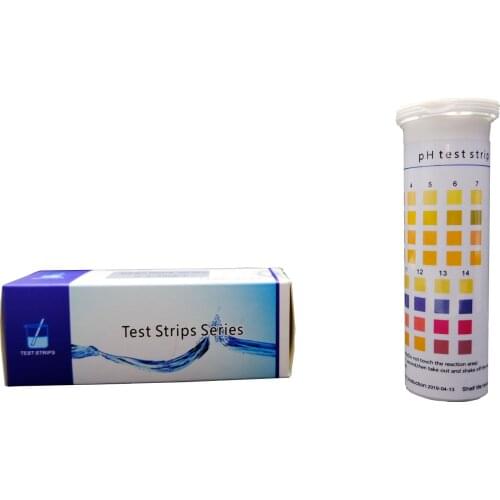 Water quality test strips Chinese factory with low price PH test paper for sample testing 30peices/box