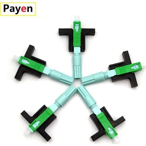 High Quality 58MM SC APC UPC SM Single-Mode Optical Connector FTTH Tool Cold Connector Tool Fiber Optic Fast Connnector