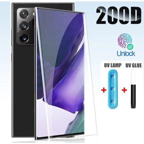 UV Film For Samsung S21 Ultra S20 FE S8 S9 Plus S10 5G Screen Protector Galaxy Note 8 9 10 pro 20 Matte Privacy Tempered Glass