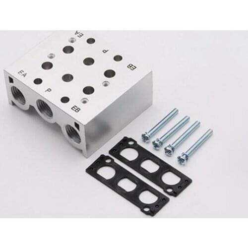 1 pc SMC type busbar SY5120 SS5Y5-20 series container board 2-20 joint Pneumatic solenoid valve connection base