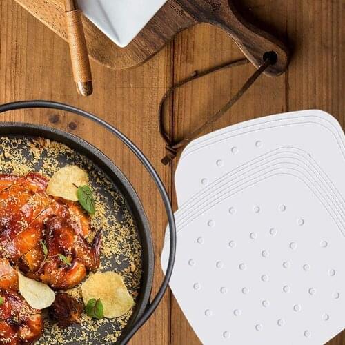 100pcs Baking Paper Square Silicone Blotting Paper Oil Paper Bun Cake Paper Saucer For Baking Cooking Kitchen Gadgets Tools