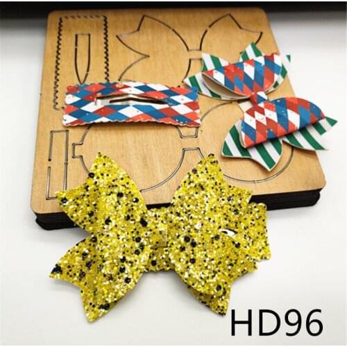 4 inch hairbow cutting die wooden mold HD96