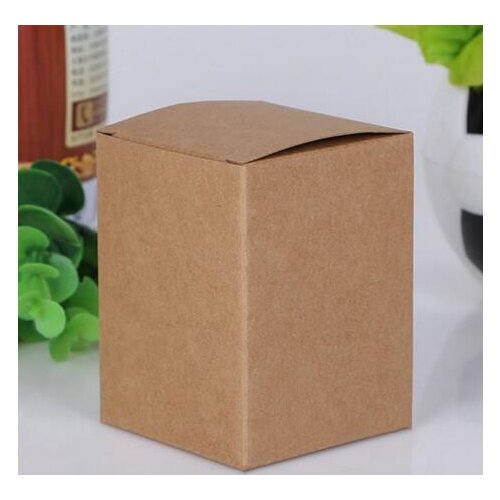 50pcs 13 sizes Kraft Paper cardboard Box for Jewelry gift Candy packaging carton Box gift soap Package Packing paper Box white