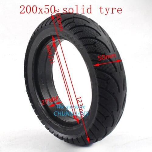 8 Inch Solid Tire 200x50 for Speedway Mini 4 Pro Speedtrott GX14 Rear Wheel Tyre 8Inch Electric Scooter Tire