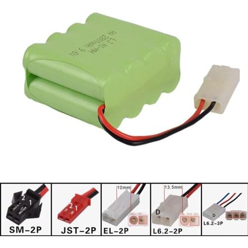 9.6v 2800mah AA NI-MH X Battery Electric toys Remote car ship robot rechargeable free shipping