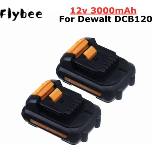 Power Tool Battery For Dewalt 12V MAX Li-ion DCB120 DCB121 DCB123 DCB125 DCD710 DCF813 DCF815 DCF610 DCB100 DCT410S L50