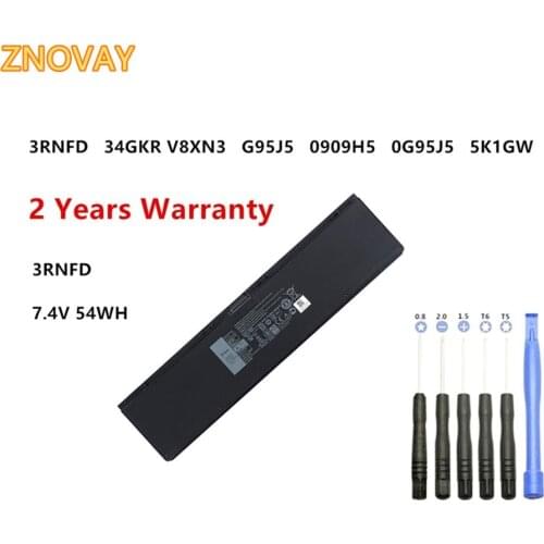 7.4V 54WH 3RNFD Laptop Battery For DELL Latitude E7420 E7440 E7450 V8XN3 G95J5 34GKR 0909H5 3RNFD Notebook