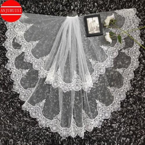 ANJURUISI Wedding Lace Veils