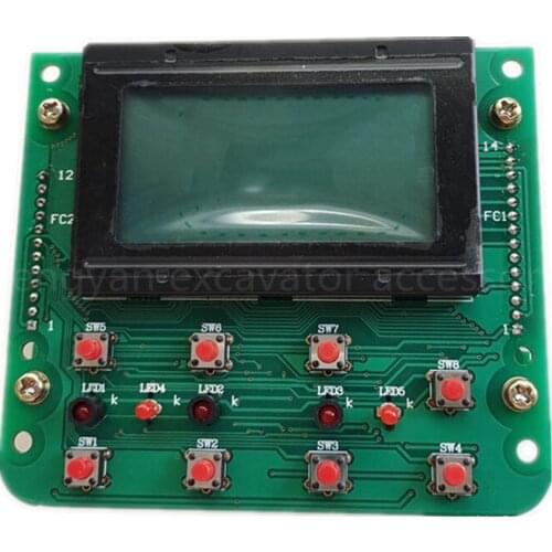 Free shipping display chip for Kobelco SK135SR 120 200 230-6-6E display chip instrument LCD CPU board excavator parts