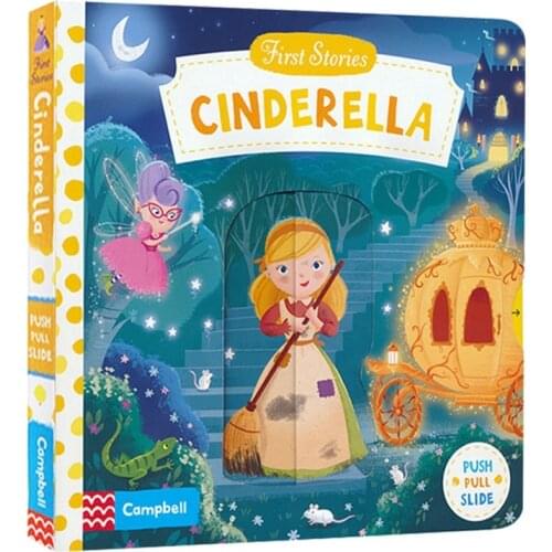 First Stories Series English Cinderella Educational 3D Flap Picture Book Children Reading Books