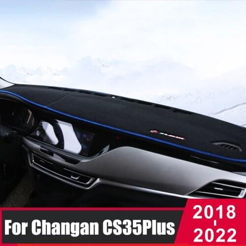 Car Dashboard Cover Mat For Changan CS35 CS35Plus 2012 2013 2014 2015 2016 2018 2019 2020 Auto Non-slip Sun Shade Pad Carpets