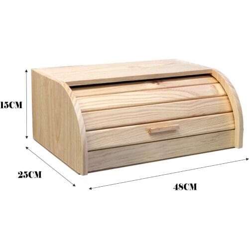 CASABLANCA Panero de madera,panero bambú.Caja de pan contenedor de almacenamiento, soporte pan de repostería de hogar y hotel