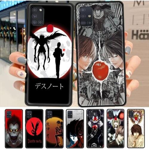 Mobile Phone Case For Samsung Galaxy A51 A71 A21s A31 A32 5G A41 A12 A11 A72 A52 4G A02s Soft Cover Funda Rem Death Note Anime