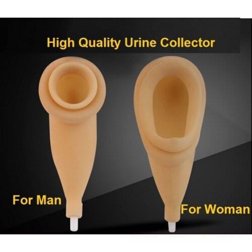 Urinals Women Men Latex Urine Collector Bedridden Breathable Urine Bag Elderly Urinary Incontinence