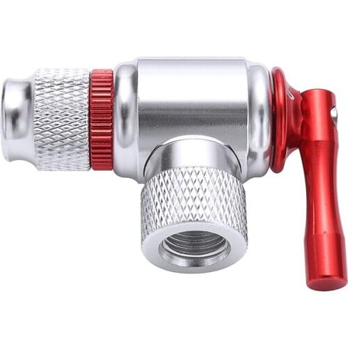 New Arrival 1pc 120PSI Bike Tire Air CO2 Inflator Pump Valve Head Cycling Gear For Presta Schrader