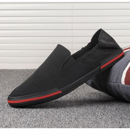 Shoes Men 2020 Fashion Loafers Canvas Shoes Men Casual Flat Slip On Male Footwear New Zapatos De Hombre Sapato Masculino