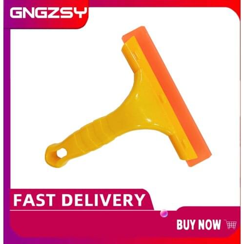 Silicone Home Office Car Water Wiper Squeegee Blade Wash Window Glass Clean Shower Fog Vapour Cleaning Brush B39