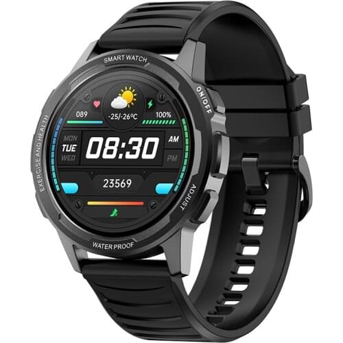 Canmixs X28 Full Touch Smart Watch 1.32 inch IP68 Waterproof Heart Rate Monitor Sport Wristwatch connect Android Xiaomi IOS