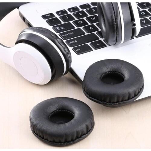 2pcs Replacement Earpad Cushion For Sony MDR-V150 V250 V300 V100 V200 V400 DR-BT101 ZX100 ZX300 Headphones Accessories 70mm