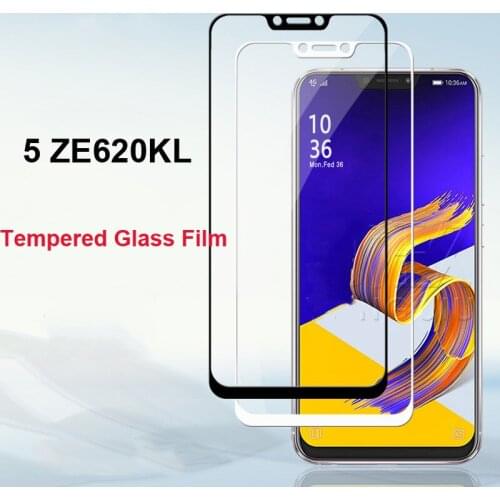 Ultra-Thin white black color full screen protector Tempered Glass film For Asus Zenfone 5 ZE620KL Screen protective glass film