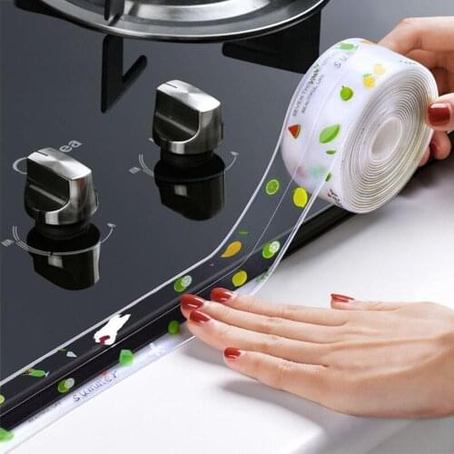 Kitchen Sink Waterproof Sticker Anti-mold Waterproof Tape Bathroom Countertop Toilet Gap Self-adhesive Seam Stickers 320cm*3.8cm
