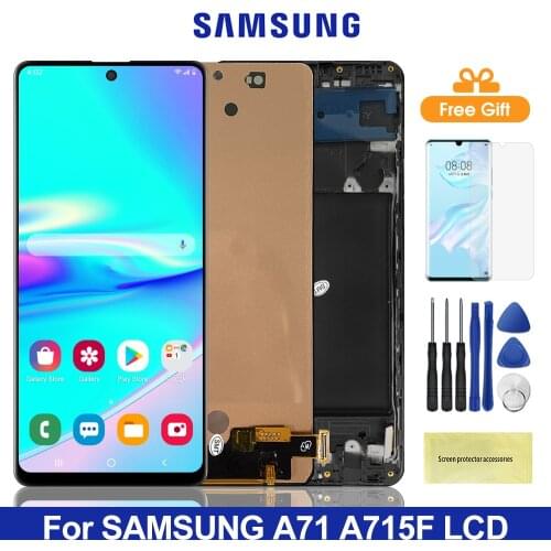 A71 Lcd Display for Samsung Galaxy A71 LCD Display Touch Screen Digitizer Assembly For Samsung A71 A715 A715F A715FD Lcds