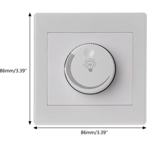 1PC 220V Light Dimmer Switch Adjustable Brightness Controller For Filament Lamp Damom