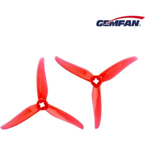 12 pairs Gemfan 4023 1.5mm 4inch 3 blade/ tri-blade Propeller Props CW CCW Compatible for FPV Racing Drone
