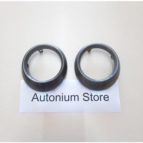 2 Pieces Console Side Air Grill Custom Titanium Color Frame for Renault Clio 4 Lutecia Captur Kaptur Samsung QM3 687607836R