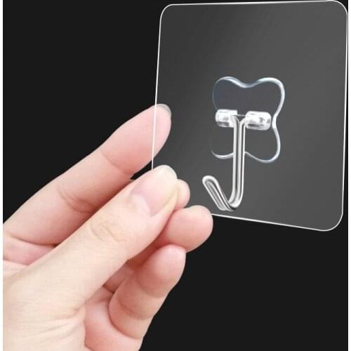 2pcs Removable Bathroom Kitchen Wall Strong Suction Cup Hook Hangers Vacuum Sucker