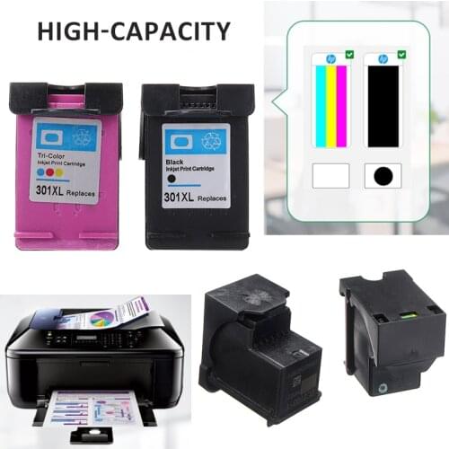 2pcs Ink Cartridges Replacement For HP 304XL HP Deskjet OfficeJet & ENVY 4500 4502 5530 Printer