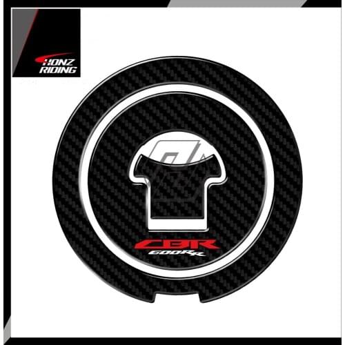 For Honda CBR600RR CBR 600RR 2003-2016 3D Carbon-look Motorcycle Fuel Gas Cap Protector Decals