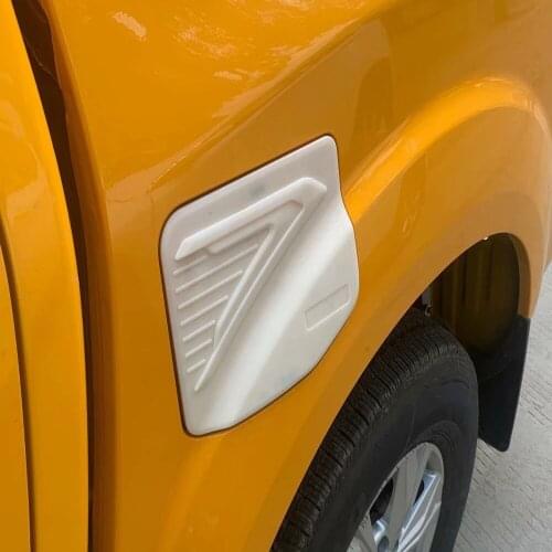 For Nissan Navara NP300 2017 2018 2019 2020 Carbon Fiber Fuel Gas Tank Decoration Cover Trim Car Auto Accessories