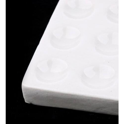 Porcelain Spot Plates Reaction Plate Lab Reusable, 12 Well, Reusable, stronger