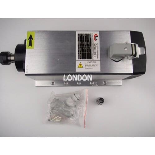 4KW square ER20 AC220V air CNC milling spindle
