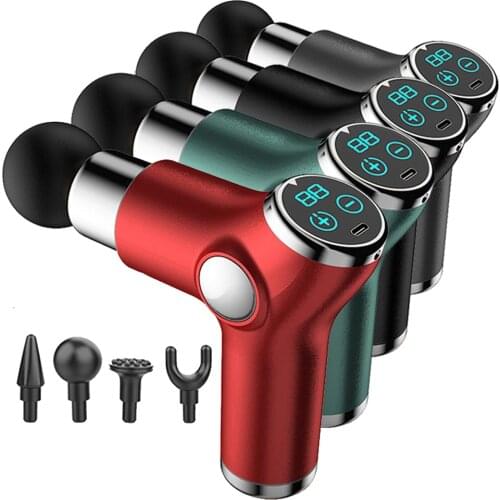 Deep Tissue Muscle Massage Gun Body Shoulder Back Neck Massager Exercising Athletes Relaxation Slimming Shaping Pain Relief