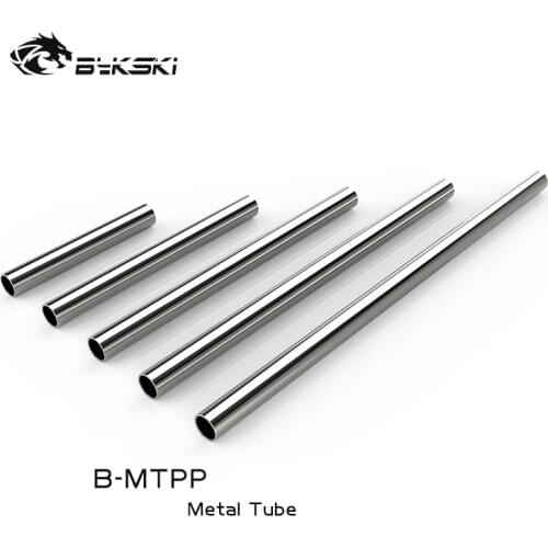 BYKSKI Metal Tube ( ID12mm + OD14mm ) + 1mm Thickness + 10/15/20/25/30cm Length Brass Pipe Surface Electroplating Cooling Tube