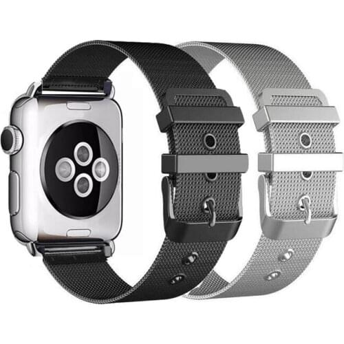 50pcs Milanese Loop for Apple Watch Band series 4 3 2 1 38mm 42mm 40mm 44mm Stainless Steel Metal Strap Milanese Loop Bracelet