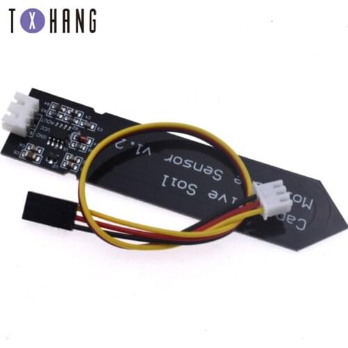 Capacitive soil moisture sensor module Corrosion Resistant wide voltage wire Analog Capacitive Soil Moisture Sensor V1.2 diy