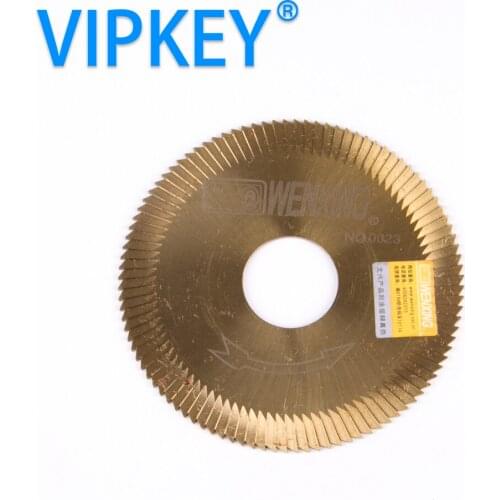 NO:0023 titanizing WENXING Three face key cutter blade 80*22*4mm saw blade