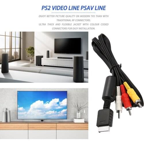 NEW RCA Audio Video Composite TV Console 1.8M Digital Cables Male to Male RCA Connectors