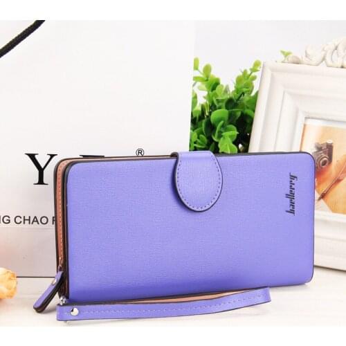New Fashion Leather Purse Women Bifold Purse Long Designer Cash Coin Pocket Card Holder Clutch Bag Female Wallet