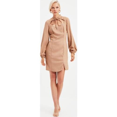 Trendyol Collar Detail Dress TWOAW22EL0266