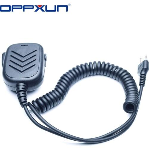 OPPXUN Shoulder Handheld Speaker Mic PTT for Midland Portable Radio Alan 39 GXT550 GXT5000 75-785 75-786 75-810 Walkie Talkie