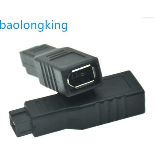 1394a 6-Pin Female to 1394b 9-Pin Male FireWire 400 to 800 Adapter Converter (1pcs)