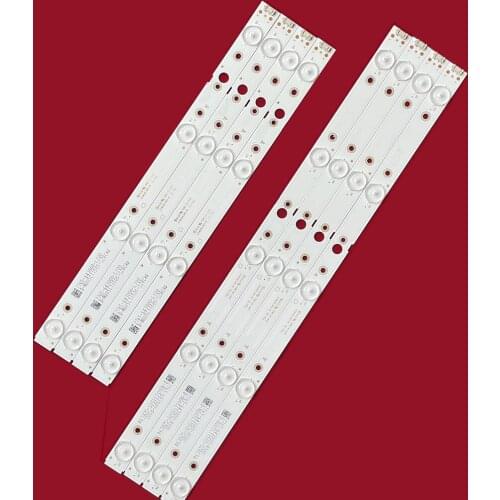100% New 8pcs/Kit LED strips for LG 43 TV 43UJ620V ZA BEEYLJP 43UJ620V-ZA.BEEYLJP 43UJ620V ZA BEUYLJP 43UJ620V-ZA.BEUYLJP