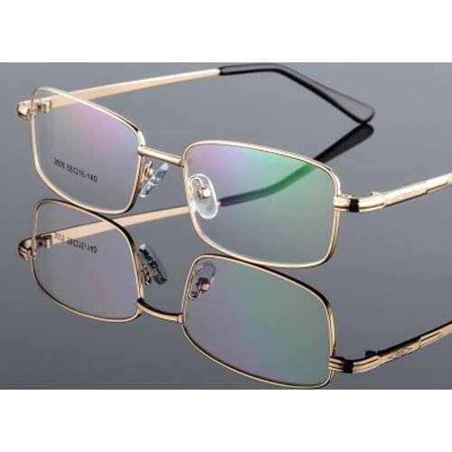 Titanium Alloy Ultralight Reading Glasses Women Men Rectangle Full-rim Classic High Quality Anti Blu Ray Anti Fatigue 1 2 3 to 4