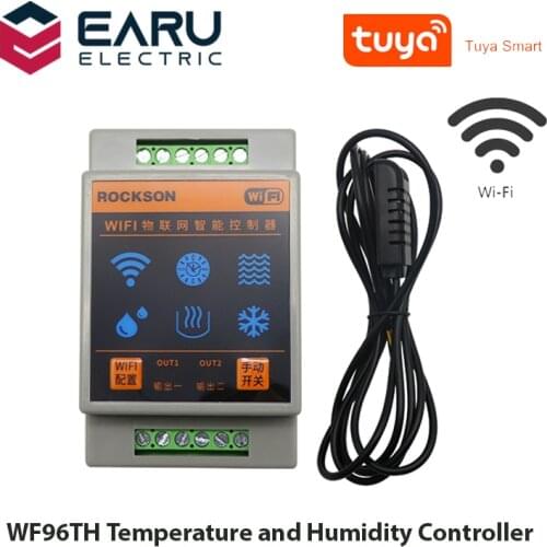 WIFI Smart Thermostat Temperature And Humidity Controller Digital Boiler Heating Cooling Timer Alarm Switch Tuya Smart Life App