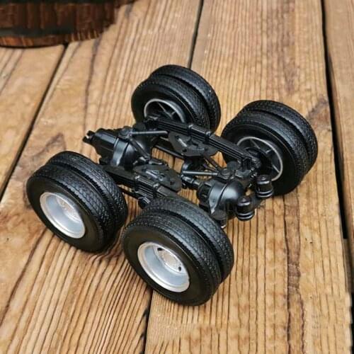 1/24 Truck Conversion Parts Rear Wheel DIY Material Truck Accessories Display Collection Scene Matching Semi Truck Accessories