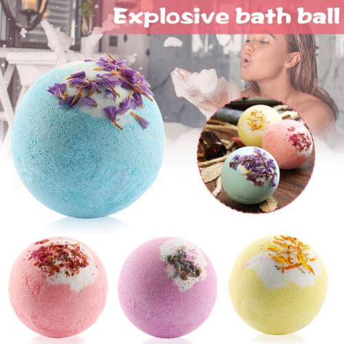 100g Bath Bombs Bubble Bath Salts Ball Essential Oil SPA Stress Relief Household can CSV